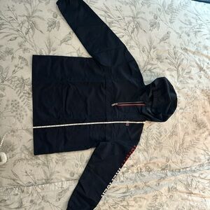 Tommy Hilfiger Black and Red Zip-Up Jacket